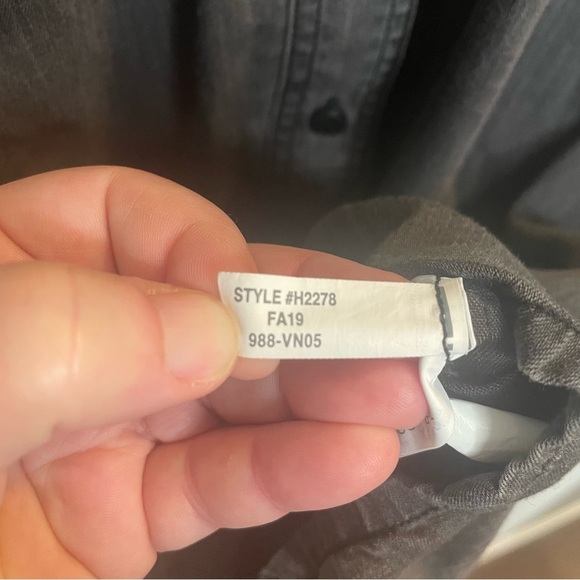 Madewell Black Denim Shirtdress S - Picture 13 of 13